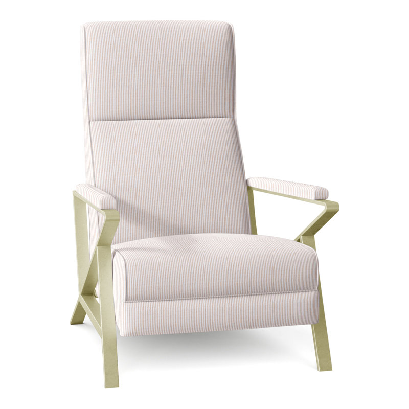 Infinity Recliner, Brushed Brass, Perigold Replay Linen