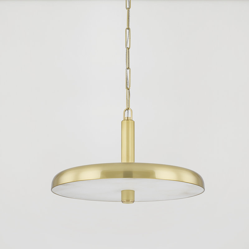 Reynolds 1 Light Pendant, 12.5" H x 19.75" W x 19.75" D