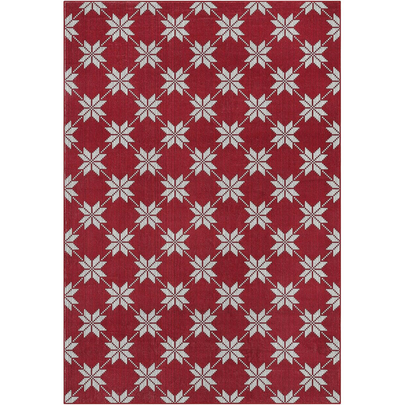 Christmas Eve Foldable Carpet - 2x3ft Thin Low Pile Accent Rug, Rectangle 3' x 5'