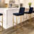 Marcelena Upholstered Counter Stool with Metal Frame-322282513