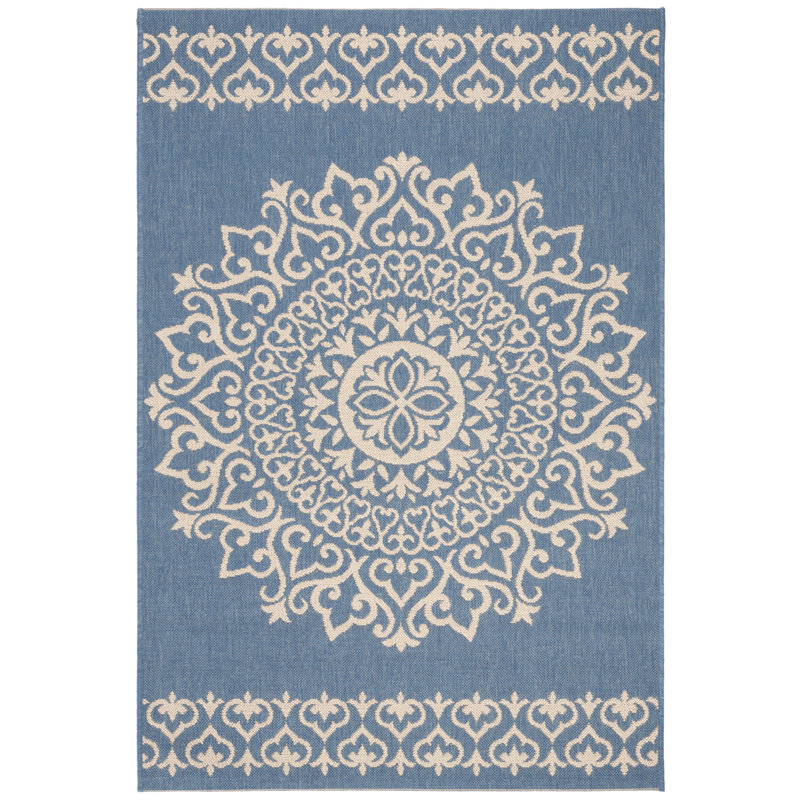 Ryleigh Performance Oriental Indoor/Outdoor Area Rug, Rectangle 5'3" x 7'6"