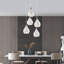 Luminaire suspendu 5 lumières Adilene