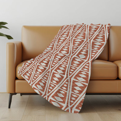 Addison Machine Washable Sherpa Tribal Throw Blanket