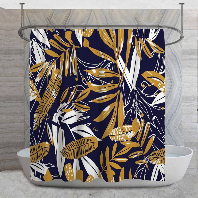 Rideau de douche Tropical, H 93 po x l 70 po