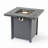28-Inch Iron Square Propane Fire Pit Table