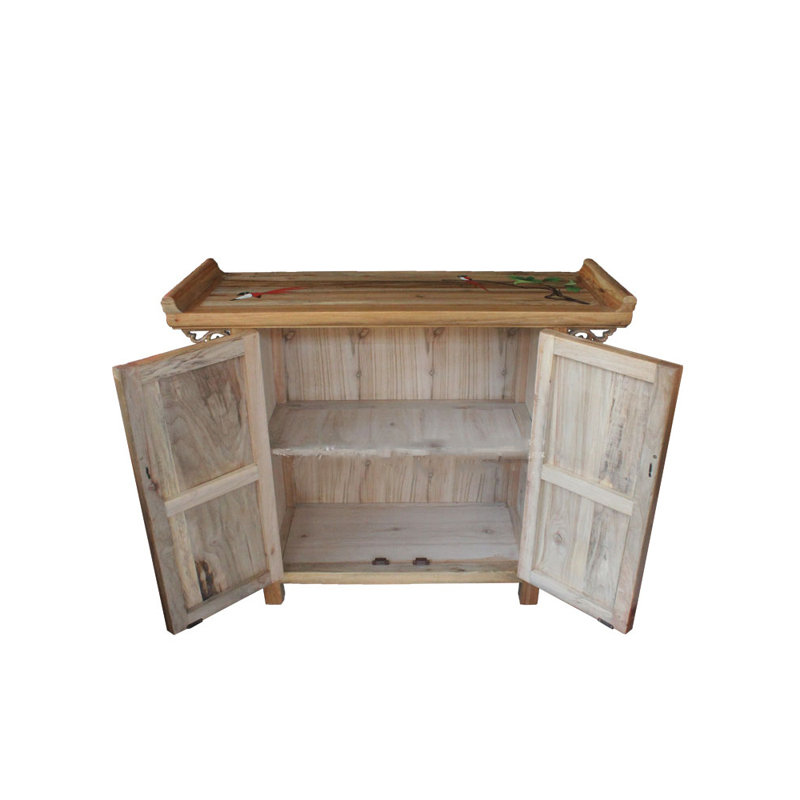 Armoire console en bois de camphre massif
