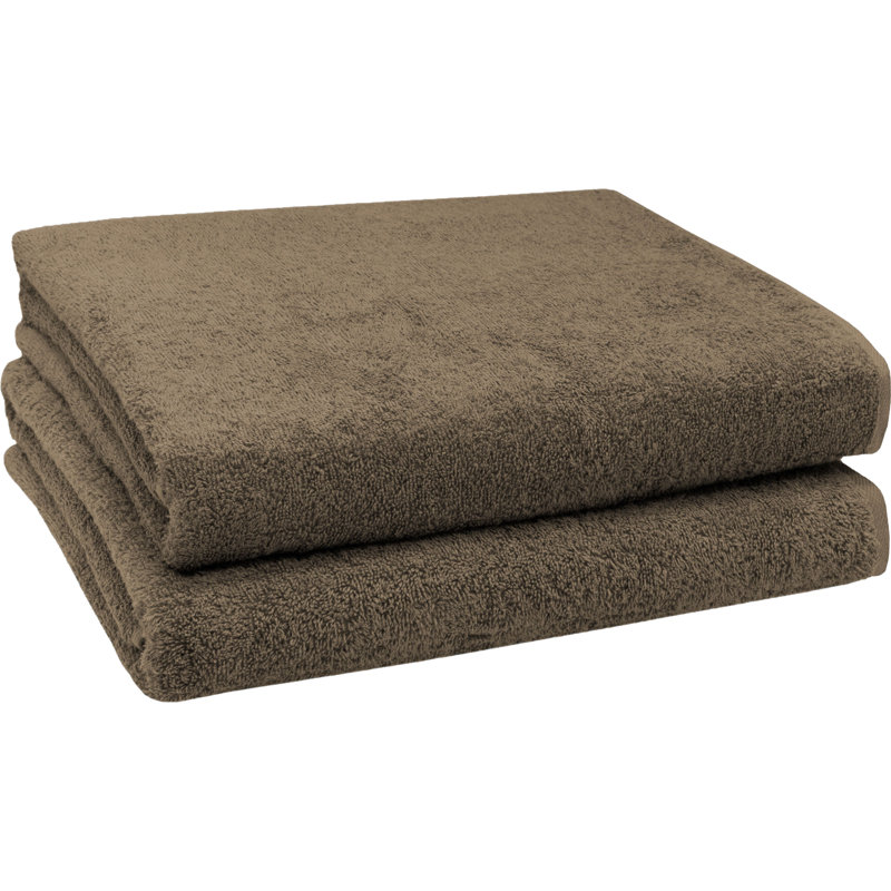 Midweight Bath Sheet, Tobacco