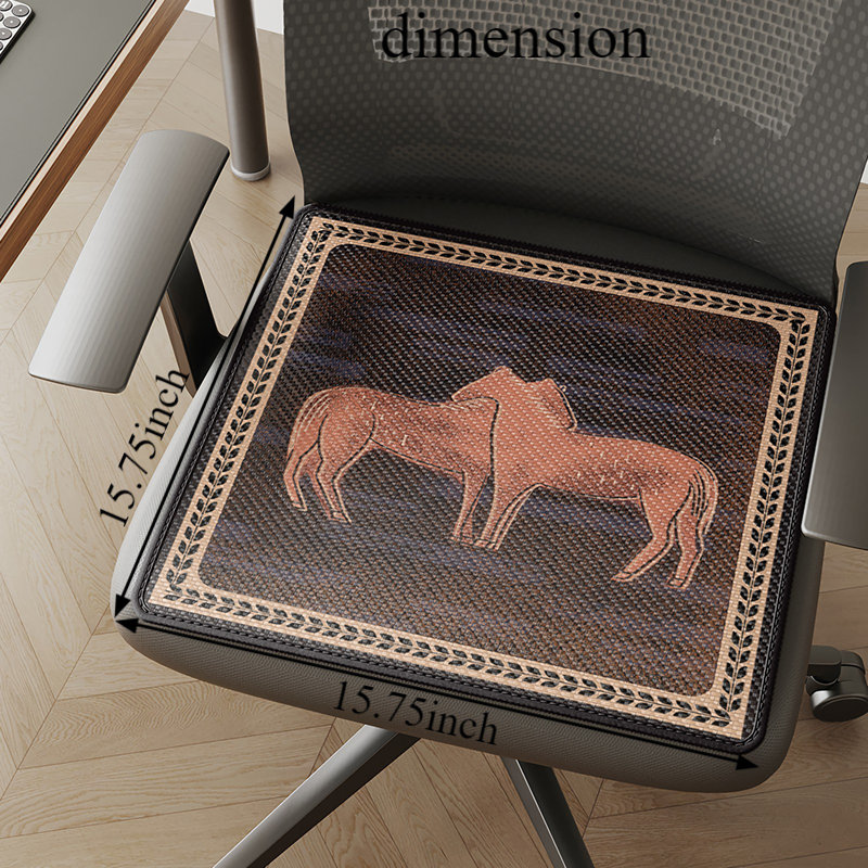 Bay Isle Home™ - Piece Chair Pad, 15,74 po x 15,74 po