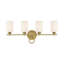 Éclairage pour meuble-lavabo de salle de bain 4 lumières Savoy House Woodbury-1423086007
