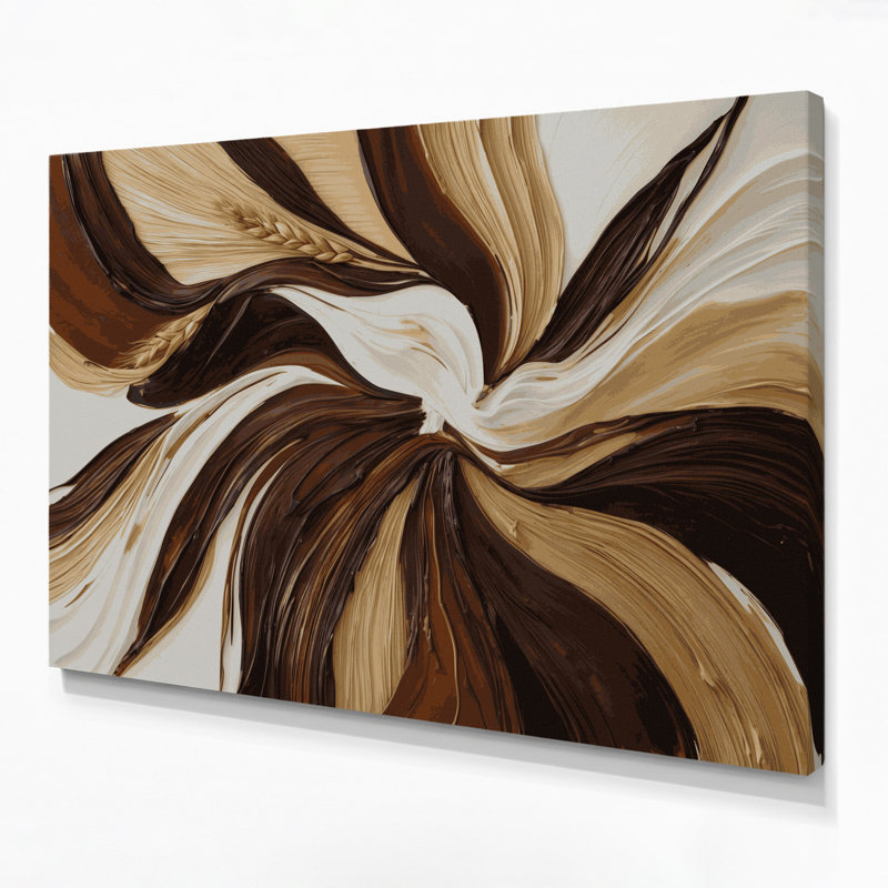 Art mural sur toile Lyrical Abstraction 30, H 16 po x l 20 po