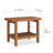 The Original 24" Spa Teak Shower Bench with Shelf