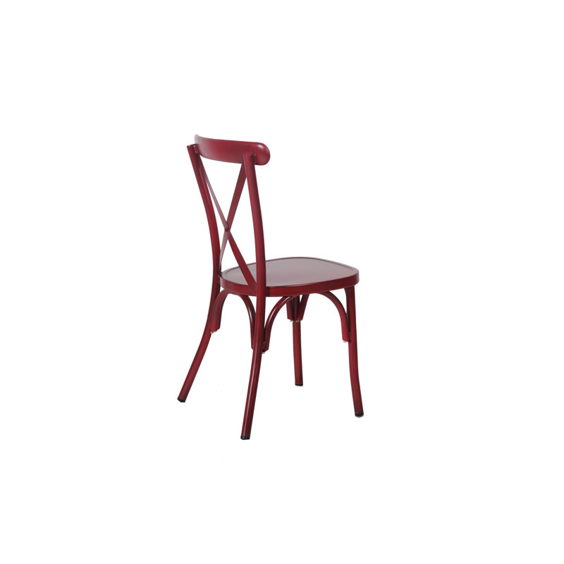Otterburn 46cm H Stacking Side Chair, Red