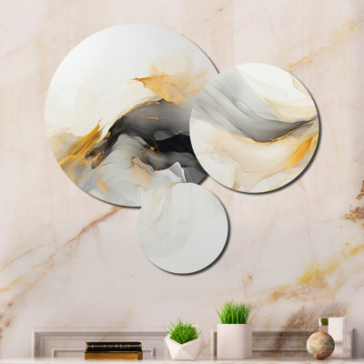 Abstract Wall Decor on Metal