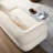 Modern White Sectional With Fabric And High Density Sponge Inner Filling Resilient Solid Wood Frame Textile