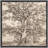 Monochrome Tree - Floater Frame Print on Canvas-96965471-96965475