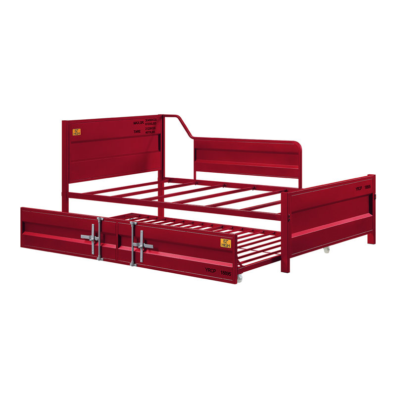Container‑Style Metal Platform Bed