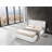 Vegan Leather Metal Wingback Storage Bed-87144514-87536291