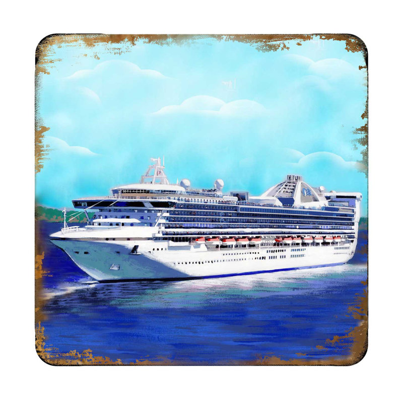 Sous-verre à croisière sea