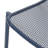 Stackable Chairs Pair , Matte Navy Blue Iron Proficiency, Handcrafted Details Installed, 26" X 22.38" 26", Seat 18" 19.5" 12.5 Collection, Workmanship, Deployed,