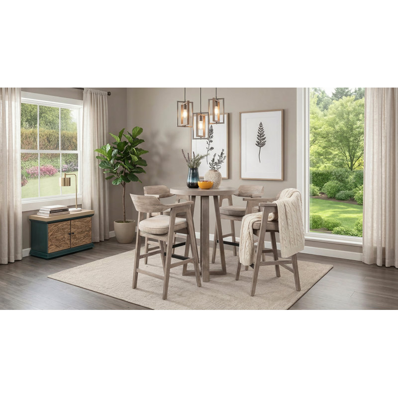 Table de bar Mia, Blé, H 42 po x L 32 po x l 32 po