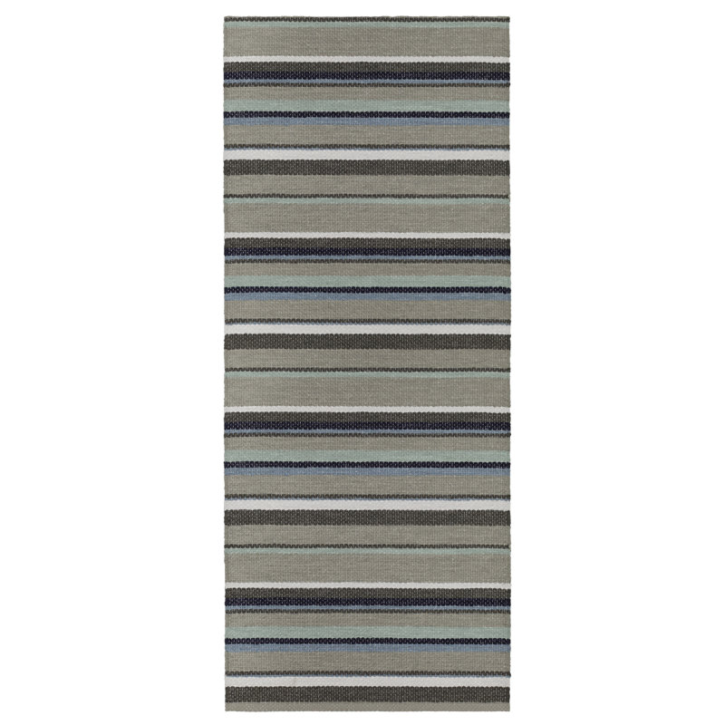 Oden Striped Hand Woven Indoor / Outdoor Area Rug, Runner 60 x 150cm
