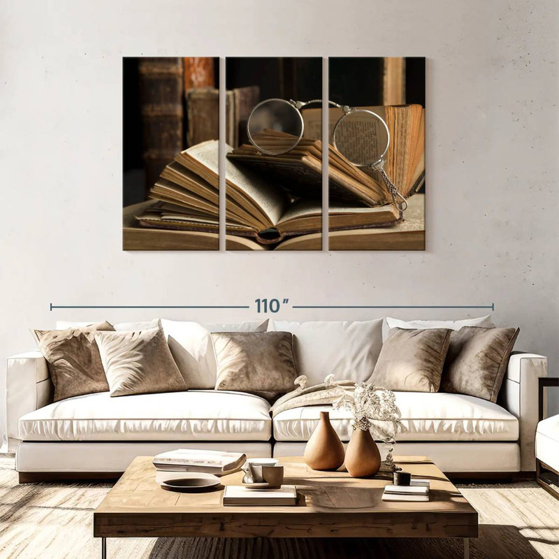 Senne Book Glasses, 48" H x 74" W
