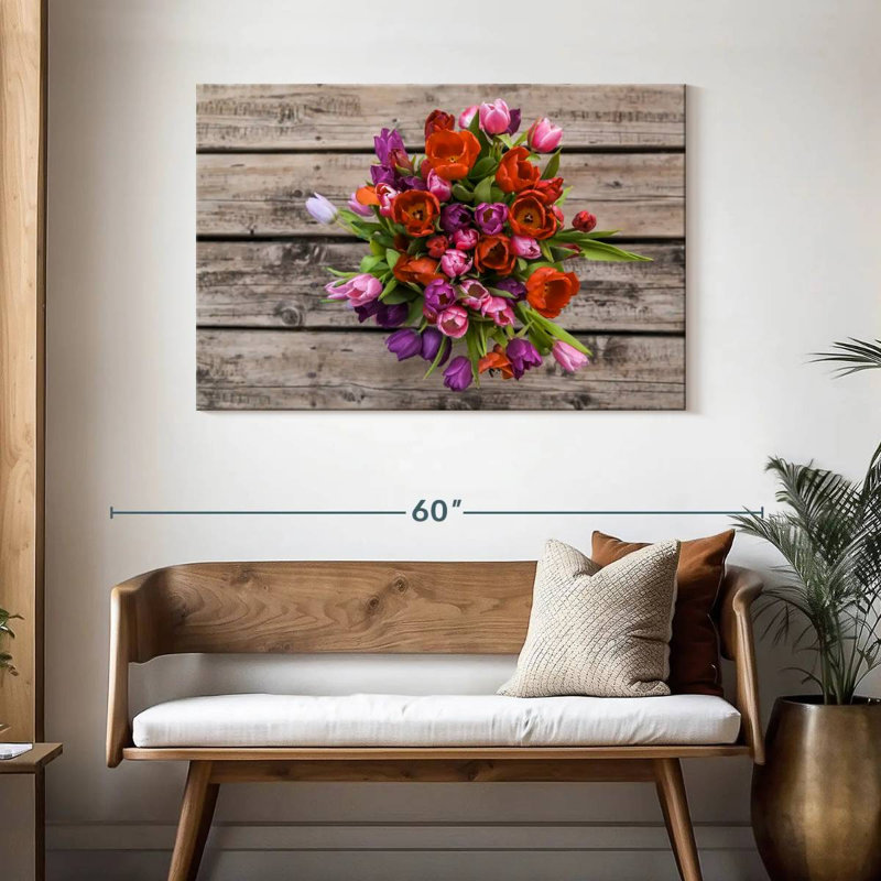 Bouquet de tulipes Harnek, H 30 po x l 45 po