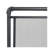 Celeste 1-Panel Industrial Iron Fireplace Screen, 36" W x 29.5" H, Black