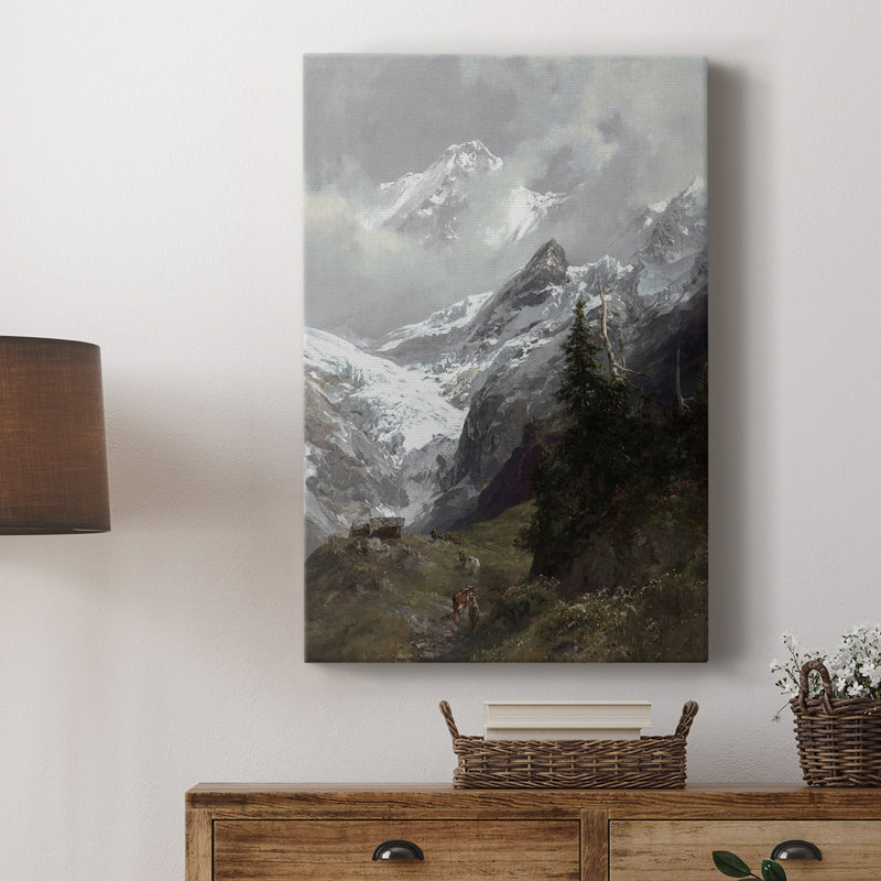 Paysage rétro CCxxxx - galerie Cavas, H 18 po x l 12 po