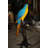 Single Parrot on a tree - Bronze Statue -  Size: 30"L x 24"W x 66"H. 