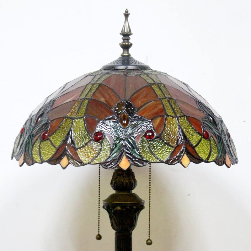 Alexiah 64'' Bronze Antique Traditional Floor Lamp