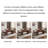 Rectangular minimalist solid wood dining table-574612961