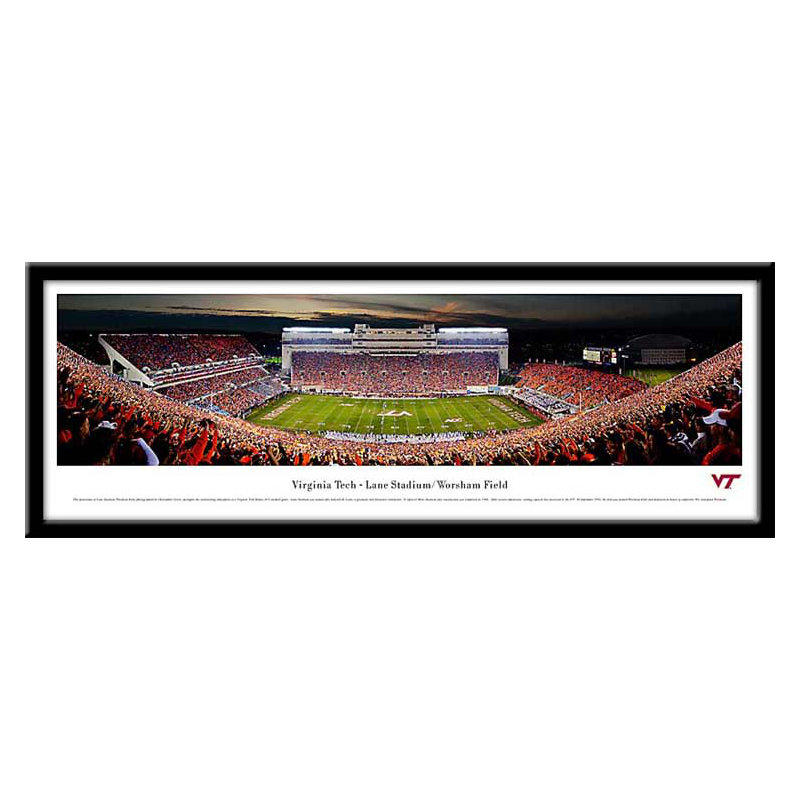 « stadium », reproduction de photo encadrée NCAA, Hokies de Virginia Tech