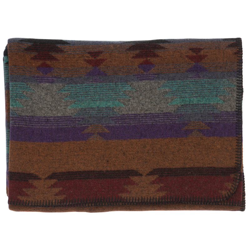 Painted Desert II Handmade Throw Blanket