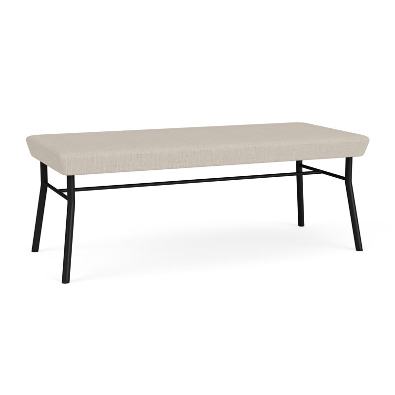 Banc en métal 2 places Chat, Noir, Modena blé