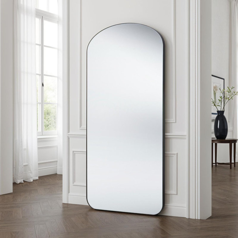 Soho Curved Arch Full Length Mirror, 170.18 cm H x 71.12 cm W  , Black 