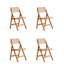 Chaise d'appoint pliante en bois massif Bromleigh-770025964-770025962