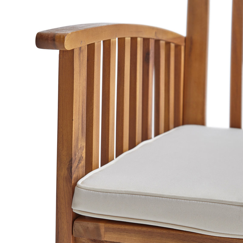 Chaise 2 pièces avec 2 coussins Casa Acacia, Brun