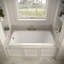 Baignoire de trempage en acrylique 60 po x 32 po, drain inclus-97545237