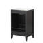 Meuble-lavabo sur pied simple 20 po avec comptoir en céramique-676553049