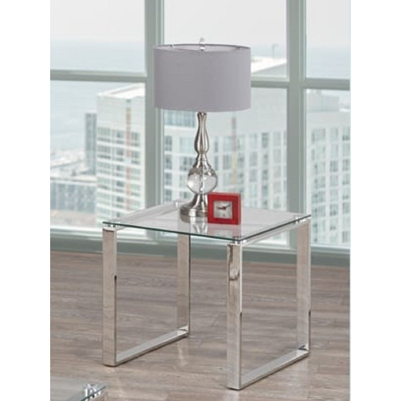 Table de bout en verre Olmo
