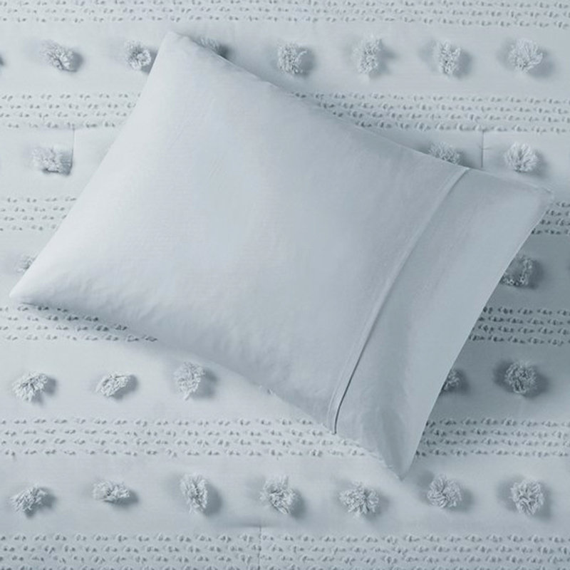 Édredon bleu pour lit simple / simple TG