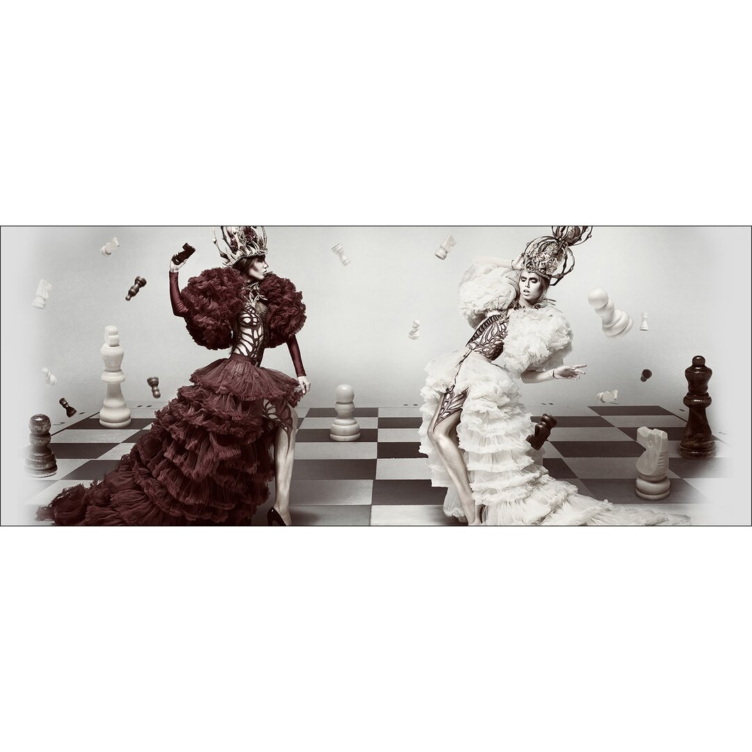 Glasbild Chessplayers