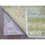 Tapis de couloir vert 2 pi 8 po x 14 pi 8 po Kashkuli