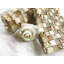 Quartz 0.63" x 0.63" Natural Stone/Glass Grid Mosaic Wall & Floor Tile