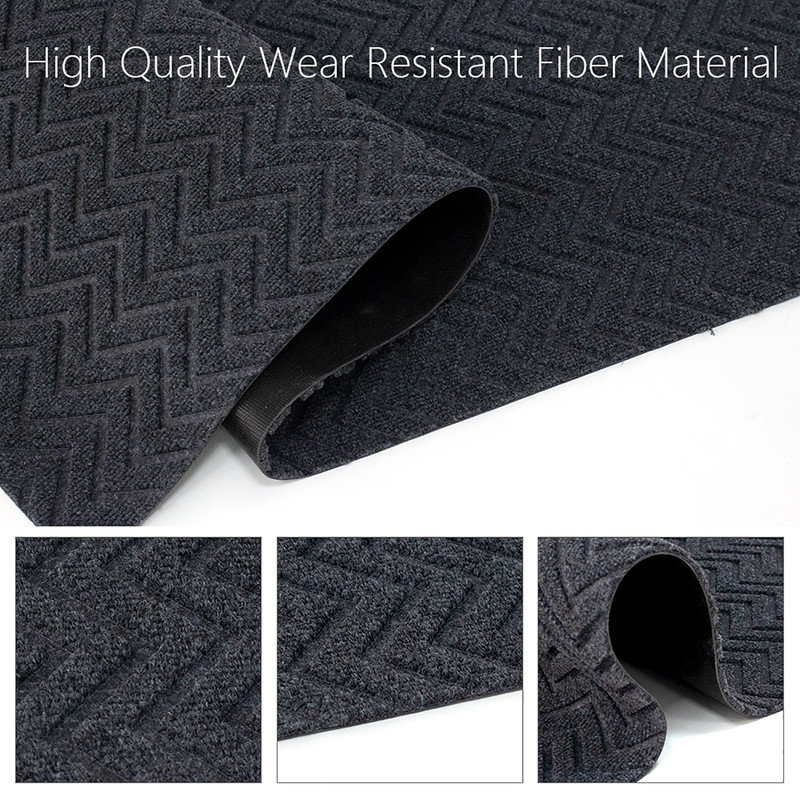 Custom Size Non-Slip Runner Rug Gray Indoor Area Rug for Hallway Kitchen, Runner 5' x 30'