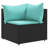  Patio Lounge Set Set Of 7 Black PE Rattan 7 Piece Set Modular-490710282-490710389