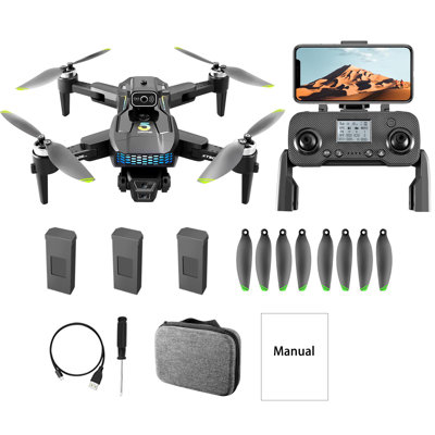 4K GPS Drone with Camera Brushless Motor Obstacle Avoidance 20 Mins Flight Time Gesture Photography Precise Positioning Custom Routes Intelligent Following Valentines Day Gifts
