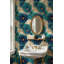 Papier peint floral bleu Glam Floral