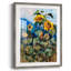 Motif floral rétro CCGLX III - impression encadrée-850029850